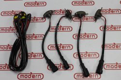 ДХО, светодиодные ,4 шт ,12V/для решетки радиатора(темные)