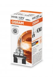 Лампа накаливания H15 обычная 55/15W 12V Osram Original Line (64176)