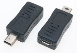 Переходник micro usb - mini usb тип 3