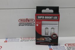 Лампа светодиодная W5W(T10) T10 SUPER BRIGHT 5000K 12V 1,8W DD Digital Designs