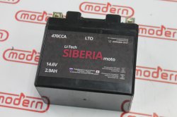 Аккумулятор Li-Tech Siberia 2,9Ач,470CCA 14,6V(обрат. поляр. клеммы квад)(113x105x70мм)для МОТО/КВАД