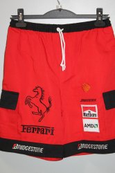 Шорты "FERRARI BRIDGESTONE" красные, размер М