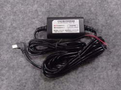 Зарядка для скрытой установки Mini USB вправо ND (3 метра, вход 12-24В, выход 5В 2,5А)
