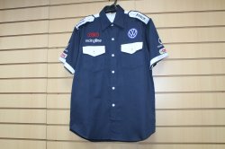 Рубашка темно-синяя "VOLKSWAGEN", размер XXL