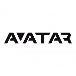 Наклейка Avatar (20 x 3 см) черная