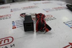 USB-зарядка (Type-C + USB SuperCharger 60W, через блок предохран.) в штатную заглушку для TOYOTA-C