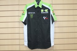 Рубашка с белой вставкой ""KAWASAKI", размер XL