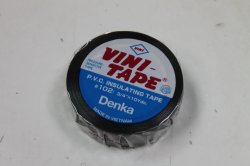 Изолента VINI-TAPE Denka (made in Vietnam)(черная)0,19мм*10м