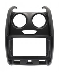 9" Переходная рамка для Renault Duster 15+ Largus 21+ черный мат. (Wide Media) 