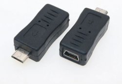 Переходник mini usb - micro usb  тип 1