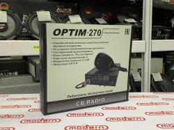Рация дальнобойная OPTIM-270 СВ р/с авто 40 кан,4W