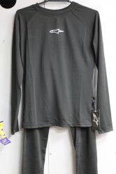 Комплект нижнего белья "ALPINESTARS" черный, размер "XL"