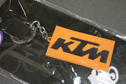 Брелок прямоугольный "КТМ" 