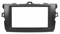 2 din Переходная рамка для Toyota Corolla / Axio / Fielder 2006 - 2013  антрацит