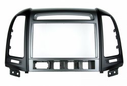 2 din Переходная рамка для Hyundai SantaFe 2010-  с отверстиями под 4 кнопки под магнитолой