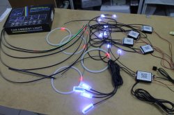 Комплект подсветки для автомобиля ARGB 22 элемента с управлением через телефон