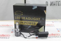 Лампа светодиодная H7 6000K 65W 12V Magma H65, с кулером и внеш драйвером (MAGMAH65H7)