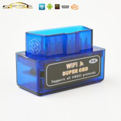 Сканер OBD-2 ELM-327 (WI-FI SC02-G02) v1.5 синий mini