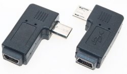 Переходник mini usb - micro usb  тип 3