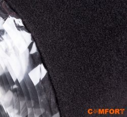 Карпет самоклеящийся (1,5м х 1м) ComfortMat Style Black (черный)