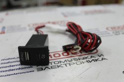 USB-зарядка (Type-C + USB-гнездо быстрая 20W, через блок пред.) в штатную заглушку для Mazda/Suzuki