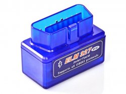 Сканер OBD-2 ELM-327 (Bluetooth SC02-L) v1.5 синий mini