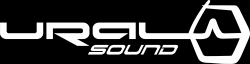Наклейка Ural Sound (30 x 8 см) белая