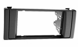 2 din Переходная рамка для BMW 5 (E39) 1995-2003; X5 (E53) 1999-2006 (прямая с вставкой)