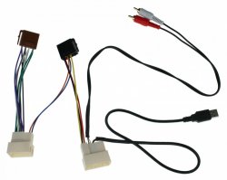 ISO-коннектор для Hyundai, KIA 2010 - (в комплектации с USB, AUX)