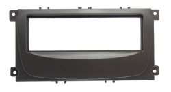 1 din Переходная рамка для Ford Focus 2 (Sony), S-Max 07+, Mondeo 07+, серебристая 