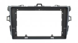 9" Переходная рамка для Toyota Corolla 2006-2013 без воздуховодов (антрацит)(Wide Media)