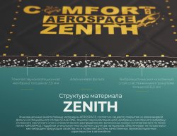 Шумоизоляция ComfortMat AEROSPACE ZENITH (480х320х9мм)(1.48кг)