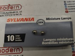 Лампа накаливания Fest T11x31 SV8,5-8 обычная 12V 10W Osram