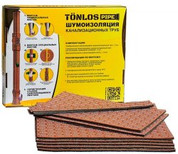TÖNLOS PIPE Комплект для шумоизоляции канализации (6,55кг)