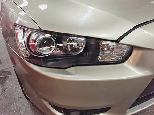 установка линз Mitsubishi